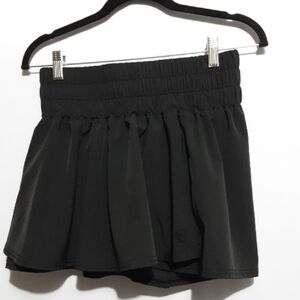 SSCO HYBRID WOMEN MD Black Pleated Skort